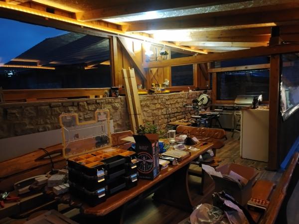 Stavba nové pergoly a bourání staré 20.7.2024 — 53